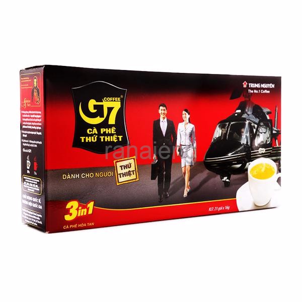 

Best Vietnam Coffee G7 Trung Nguyen 3 in 1 (21 pcs) - Vietnam kopi