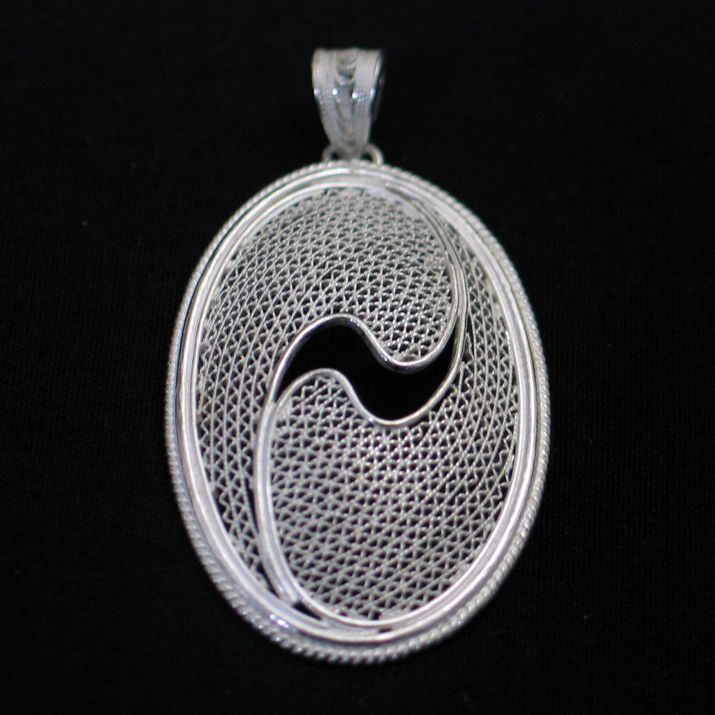 Liontin Motif Yin-Yang / Liontin Silver 925 / Liontin Filigree