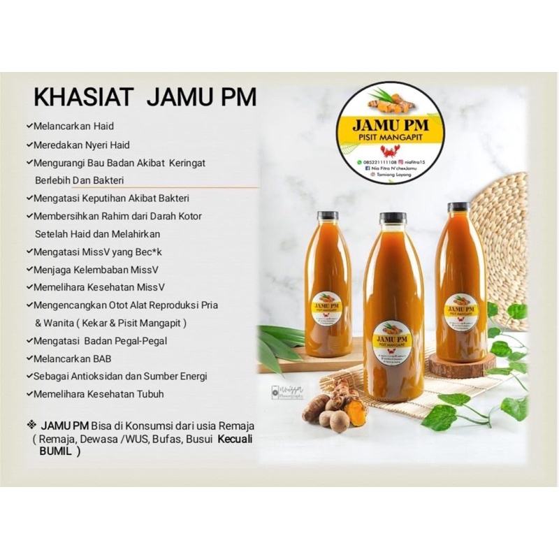 Jamu PM / Jamu Pisit Mangapit / Jamu Khas Kalimantan
