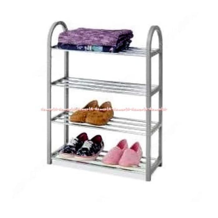 Dzw184 Krisbow Shoe Rack 4tiers Rak Sepatu 4 Tingkat Bahan Plastik 67 X 29cm Shopee Indonesia