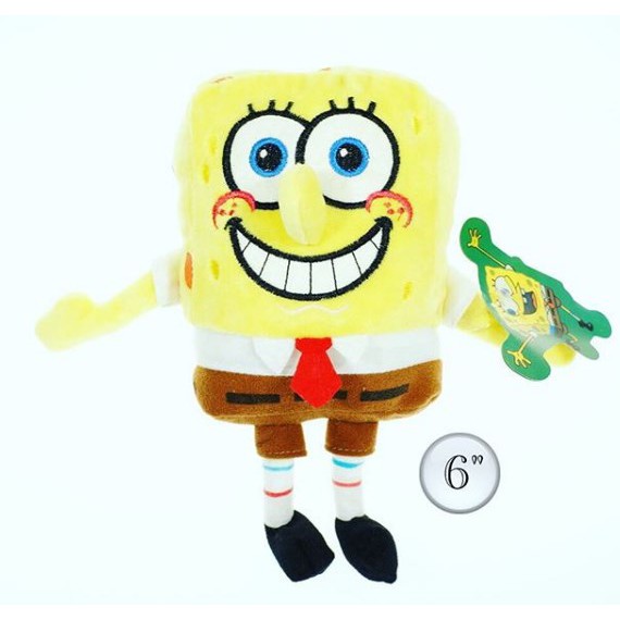 Boneka Cartoon Spongebob Squarepants Spongebob 6inch Murah