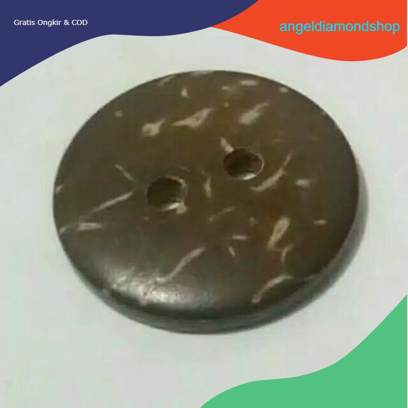 COD Isi 100 - 144 pcs Diameter 15 mm - Kancing Baju Gepeng Batok - Kancing Batok 15 mm