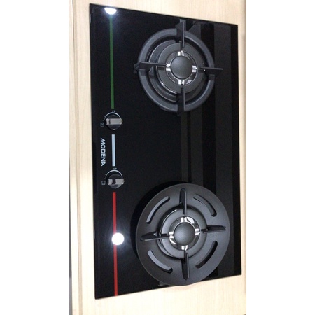 Bh 1725 LA Modena Kompor Gas Tanam 2 Tungku / 2 Gas Hob Burners 70 Cm Harga Pabrik