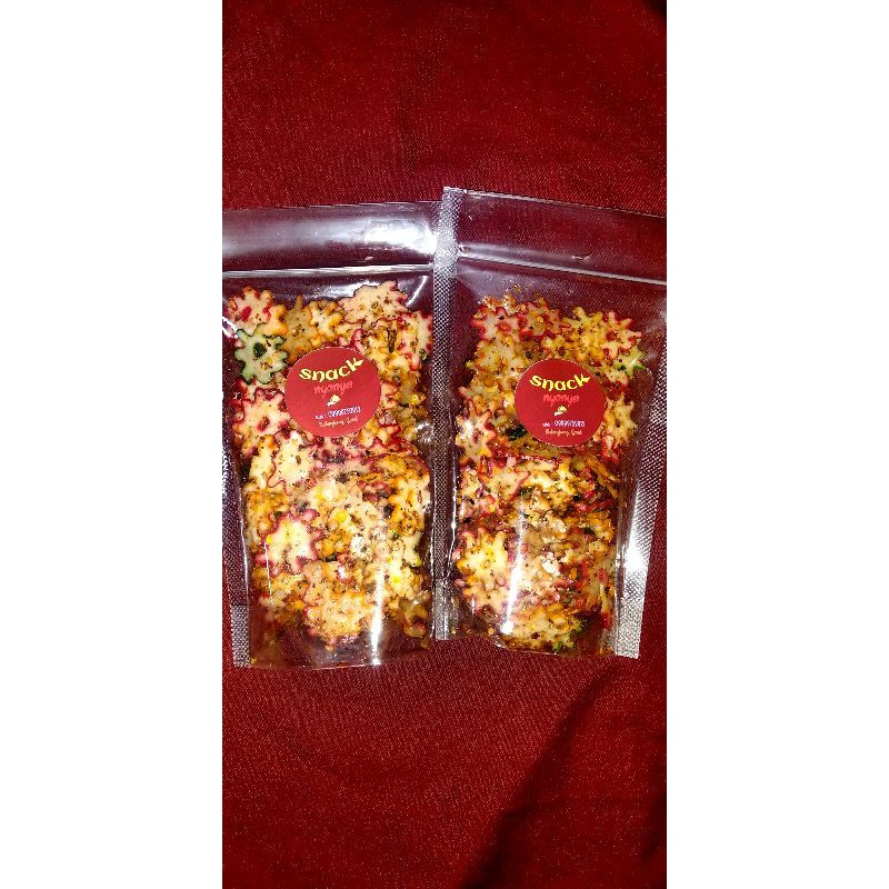 

kerupuk makaroni seblak kering