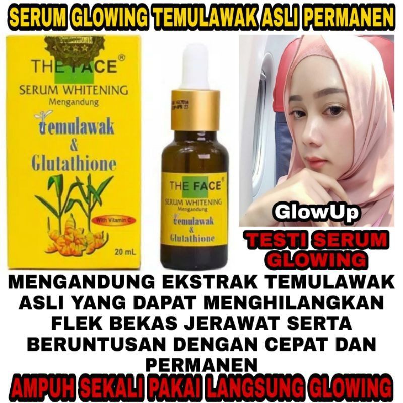 THE FACE SERUM TEMULAWAK BPOM - TEMULAWAK SERUM THE FACE BPOM