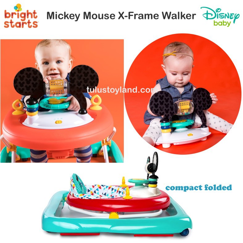 Baby Walker Bright Starts Mickey Mouse X Frame Walker Disney Baby Happy Triangles Activity Station