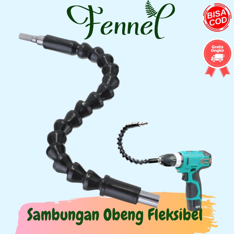 Sambungan Kepala Obeng Flesibel 1/4 300mm HT566