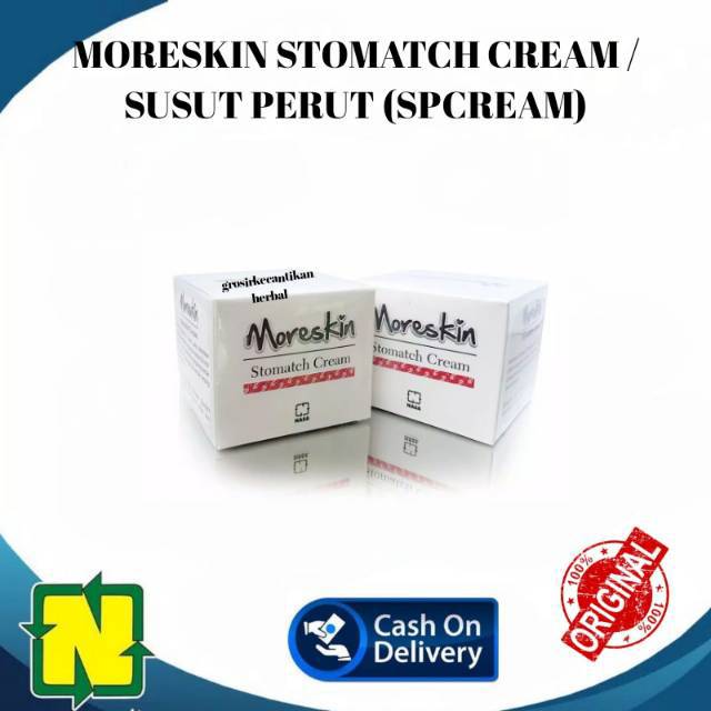 

[COD]Moreskin Stomatch Cream Nasa 30gr/Spcream Cream Susut Perut/Herbal Nasa