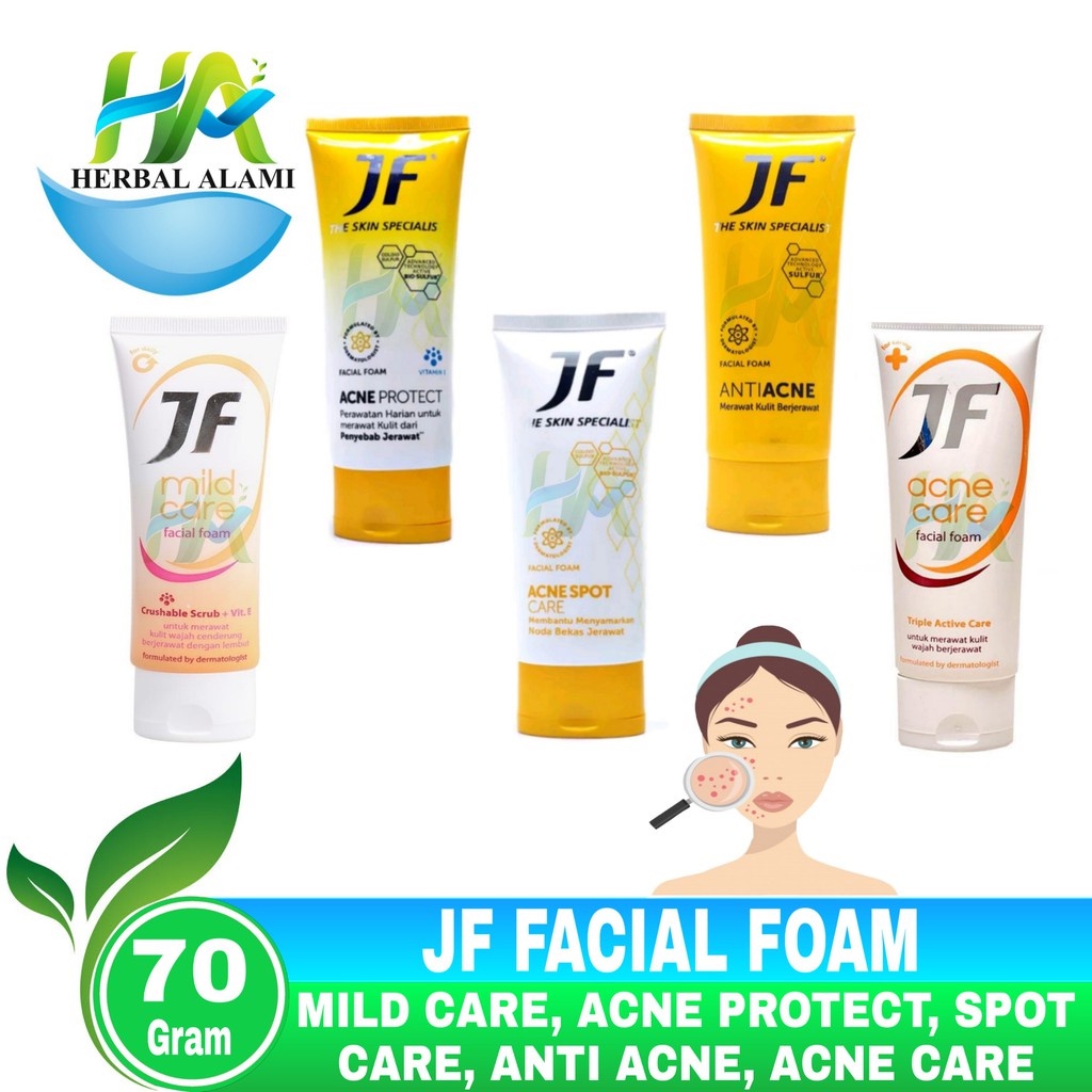 JF FACIAL FOAM 70 GRAM