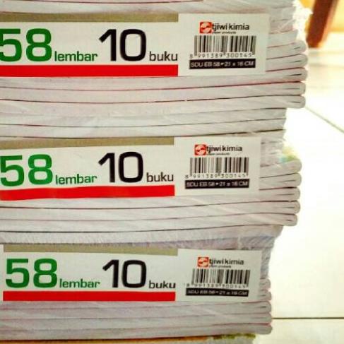 

✧ Sinar Dunia SiDu Buku Tulis 58 Lembar / SDU EB 58 (Isi: 10 Buku) ❅
