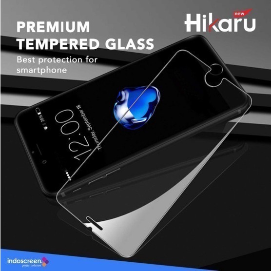 Vivo Y01 Y15S Hikaru Premium Tempered Glass Anti Gores Kaca Bening White_Cell