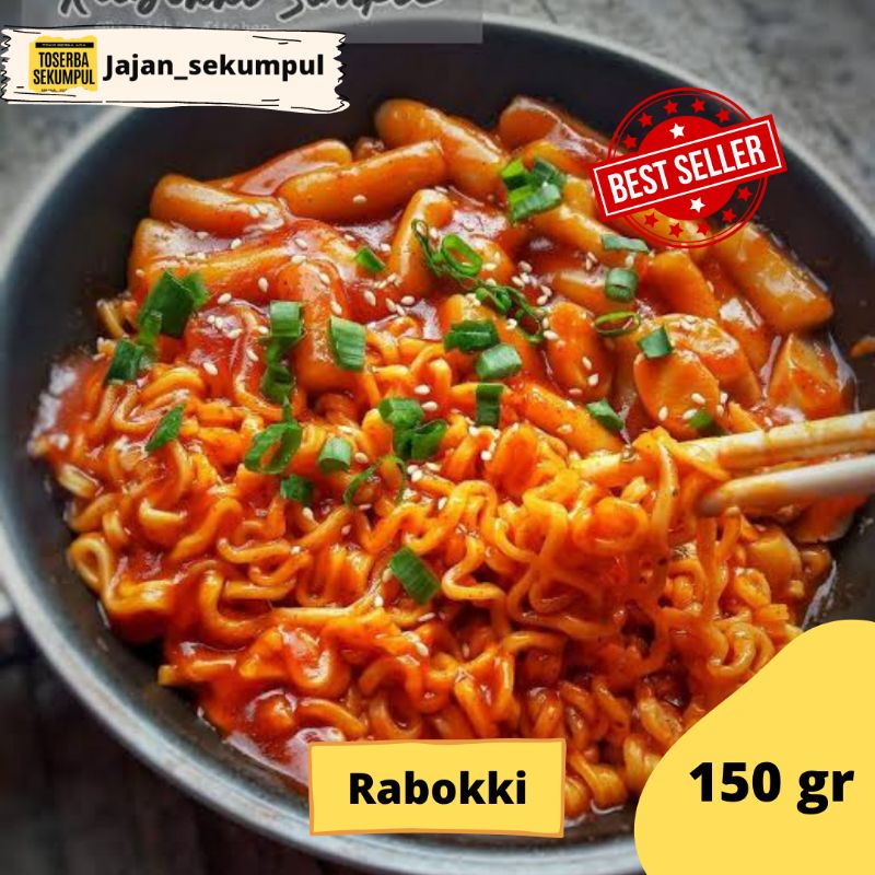 Rabokki isi komplit 150 gr Topokki Ramyon Toepokki Ttoppokki Toppokki Rameyeon