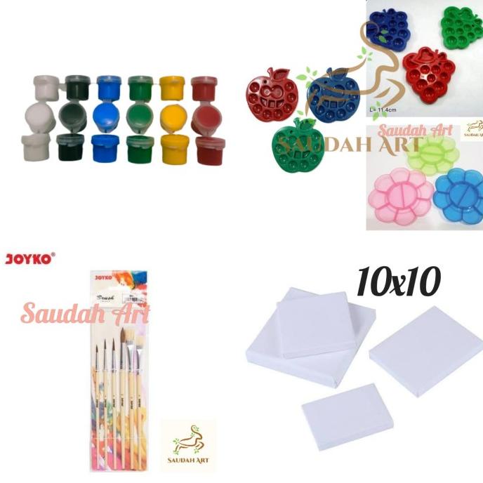 

Paket Kanvas Lukis 20x20 (kanvas,kuas,palet,cat akrilik 5ml)