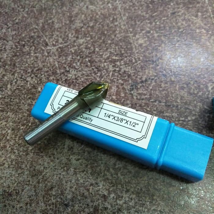 Mata profil model Vee Groove 3/8" Router bit V-groove