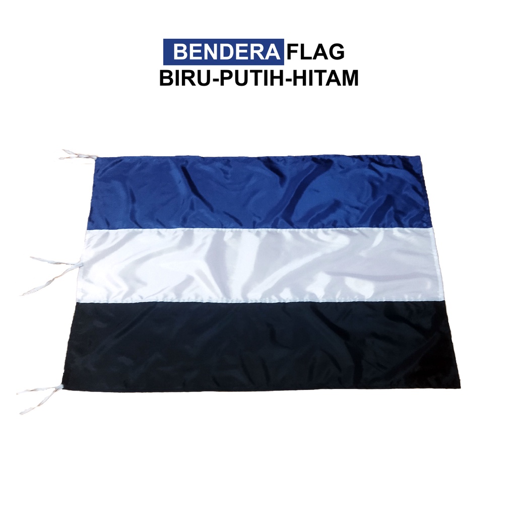 Jual BENDERA FLAG BIRU PUTIH HITAM POLOS Shopee Indonesia