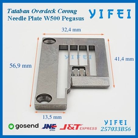 Tataban Corong Overdeck W500 Pegasus/Needle Plate YIFEI 257033B56