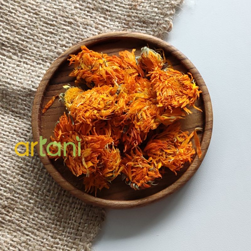 

Bunga Marigold Kering / Dried Marigold Flower / Teh Bunga Marigold Kering