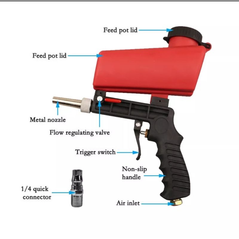 Air Sandblasting Gun Sand Blaster