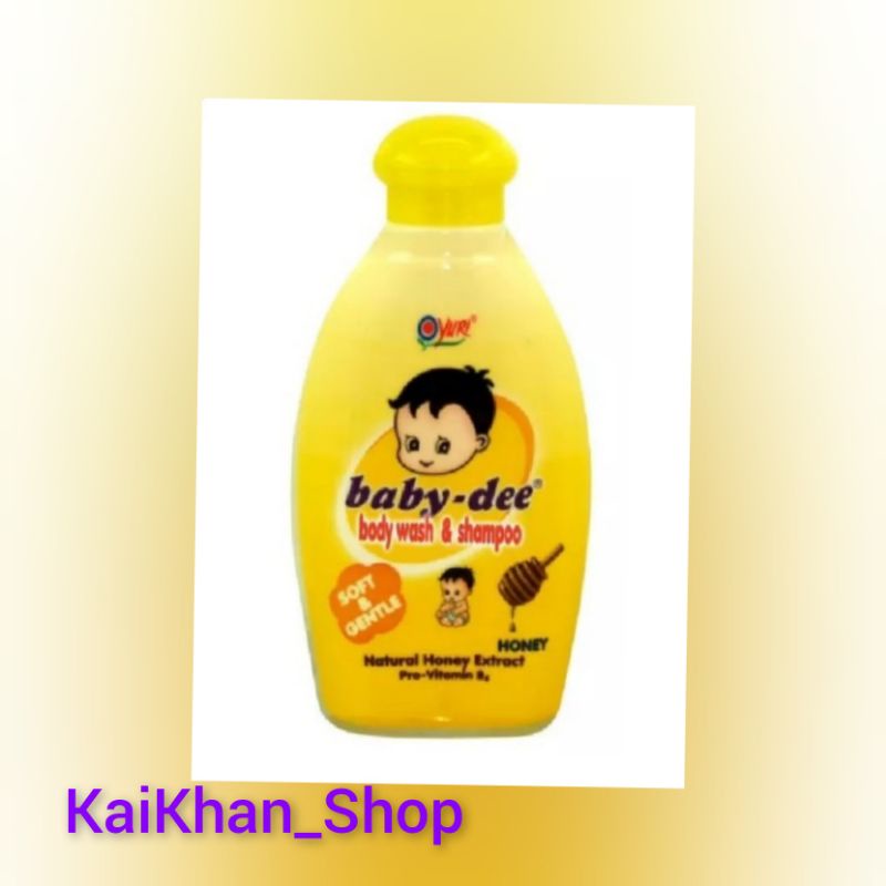 Yuri BabyDee Body Wash &amp; Shampo Honey [ 200ml ]