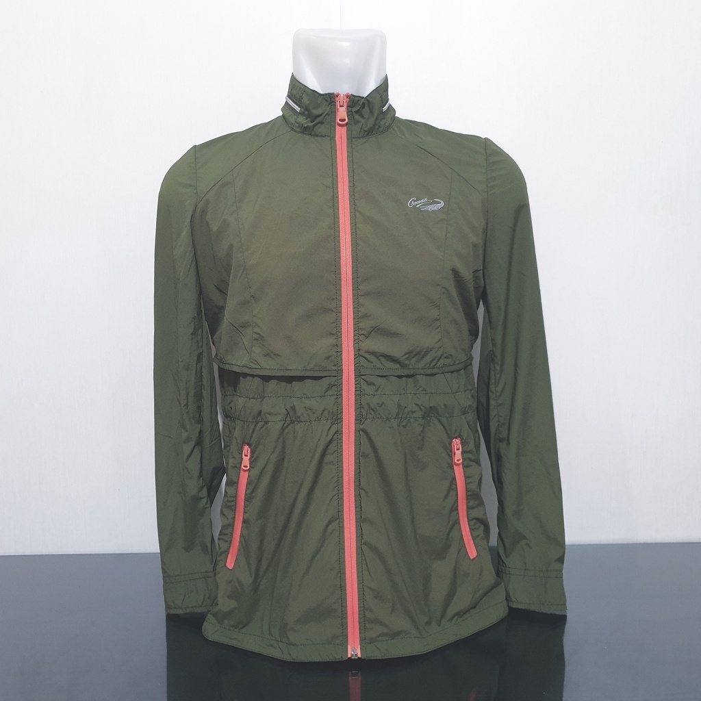Jaket Windbreaker Wanita CROCODILE - Size M - Lebar Dada 49 cm - Original 100%