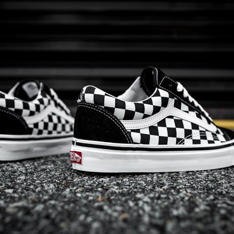 VANS OLDSKOOL 36 DX ANAHEIM FACTORY CHECKERBOARD BLACK/WHITE ORIGINAL 100%