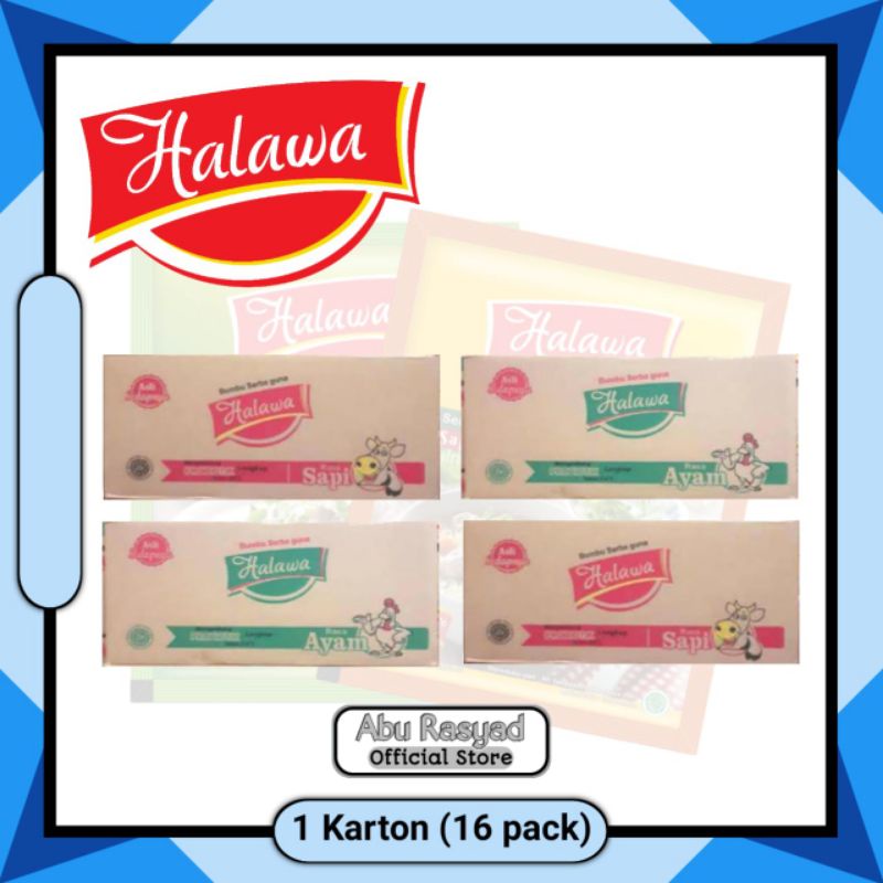 

HALAWA KALDU PENYEDAP ORGANIK PLUS PROBIOTIK 1 KARTON