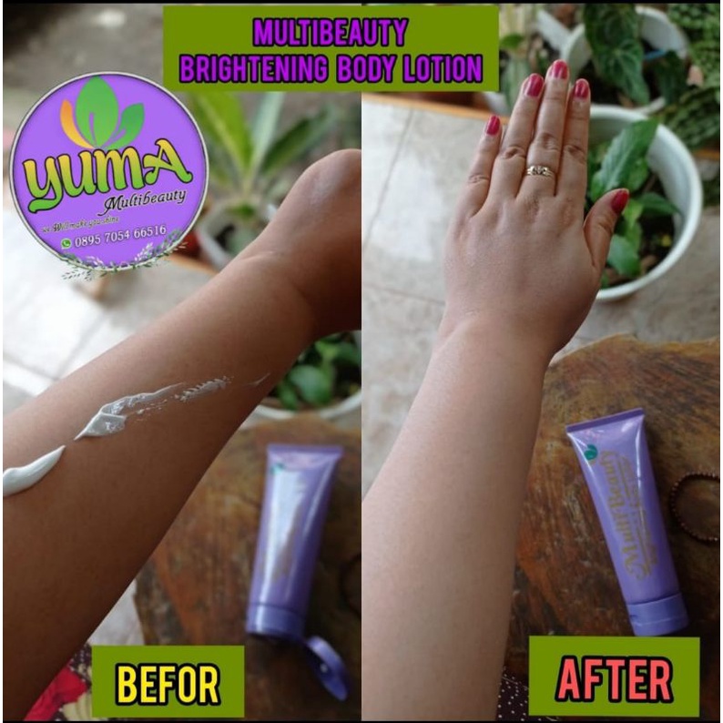 [PROMO BELI KEMASAN 20ML FREE 10ML SIAP KIRIM] BODY BRIGHT LOTION MULTIBEAUTY || BODY LOTION MULTIBE