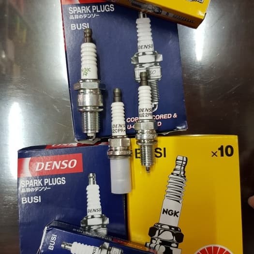 Busi Mobil Original NGK Kode LKR6C Ayla / Agya / Calya / Sigra ASLI