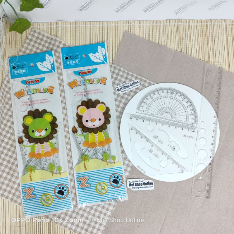 

Penggaris Set busur segitiga dll murah