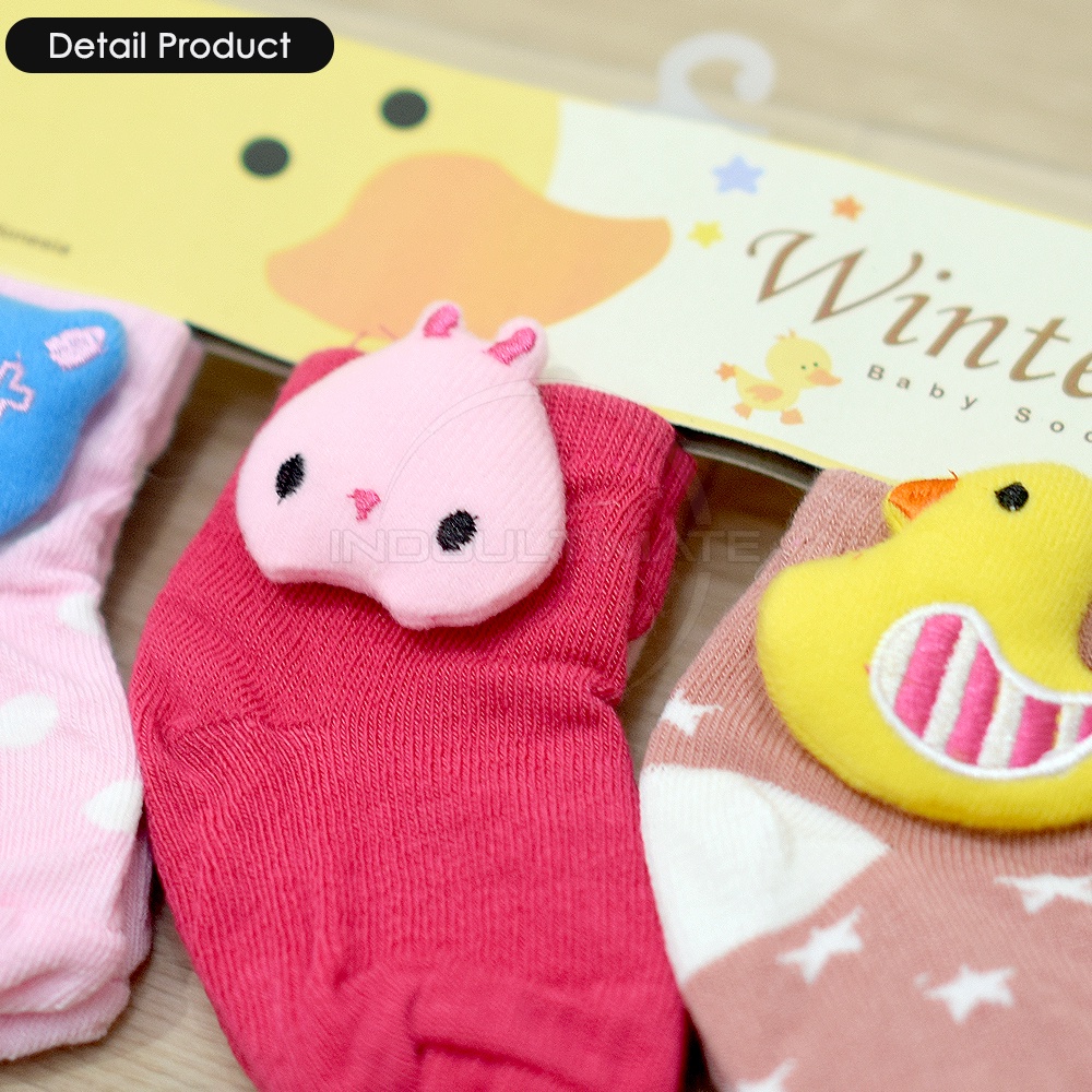 3Pcs Kaos Kaki Bayi Newborn (0-6 Bulan ) Kaos Kaki Bayi Laki-Laki Perempuan SY-0625 Kaos Kaki Motif Karakter Baby Sock Sarung Kaki Bayi Pelindung Kaki Bayi Alas Kaki Bayi Aksesoris Pakaian Bayi Kaos Kaki Bayi Polos Karakter