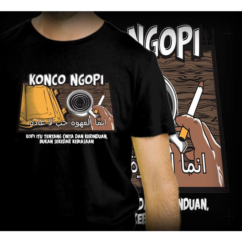 KAOS NGOPI / KONCO NGOPI / KAOS PENIKMAT KOPI