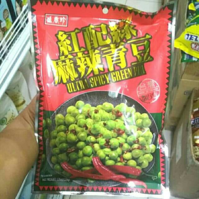 

Triko Snack Kacang Polong Pedas 220g ( Made in Taiwan ) / Triko Spicy Green Peas 220g