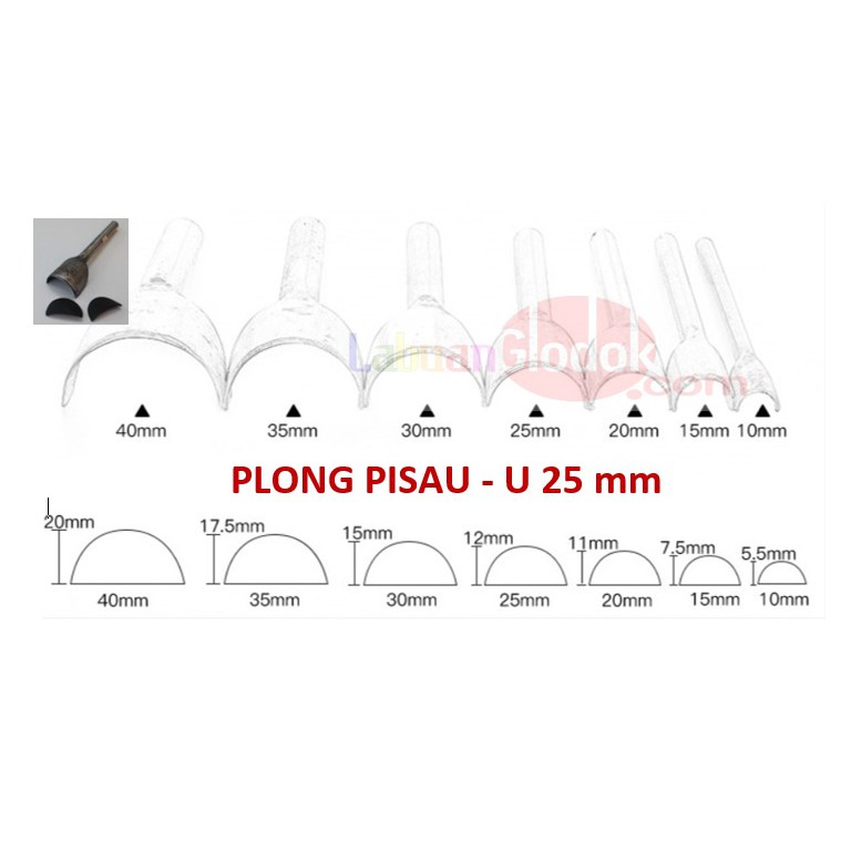

Plong pisau 25mm/Plong Motif U/pembolong/Plong 25mm