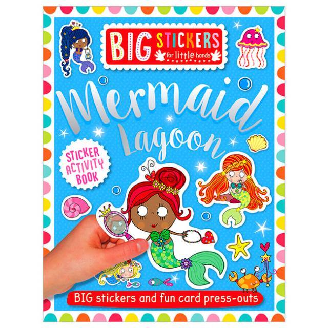 

Mermaid Lagoon Sticker Activity Book - Big Stickers For Little Hands