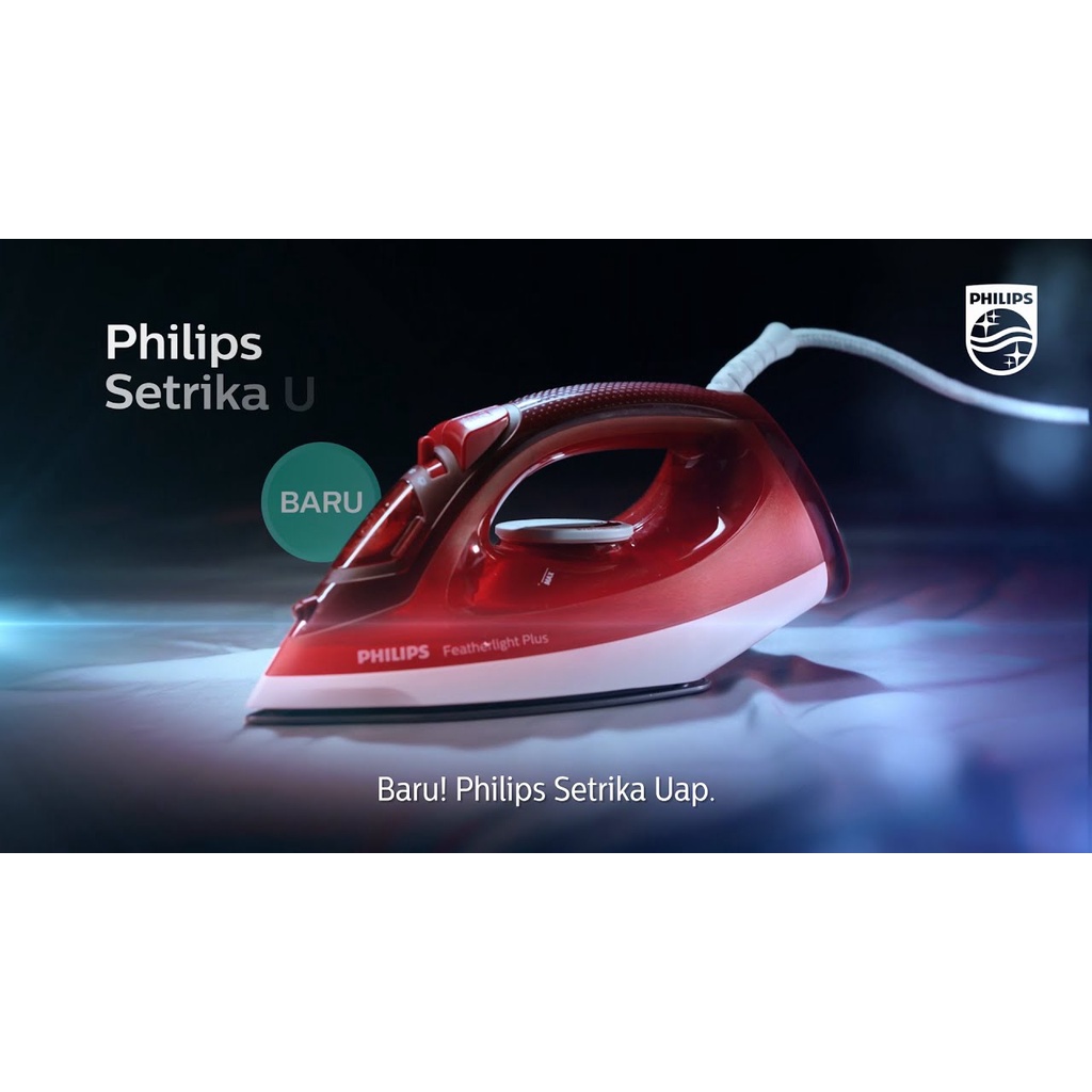 PHILIPS SETRIKA UAP GC1424 / GC 1424 / GC-1424 [GARANSI RESMI] RED