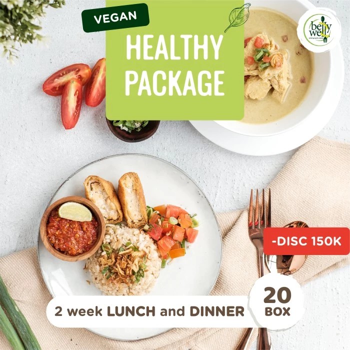 

Bellywell Vegan Healthy 2 Week Lunch & Dinner