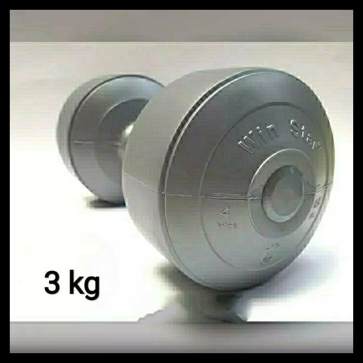 BARBEL 3KG 3 KG BARBELL DUMBEL DUMBLE DUMBELL DAMBEL BARBLE