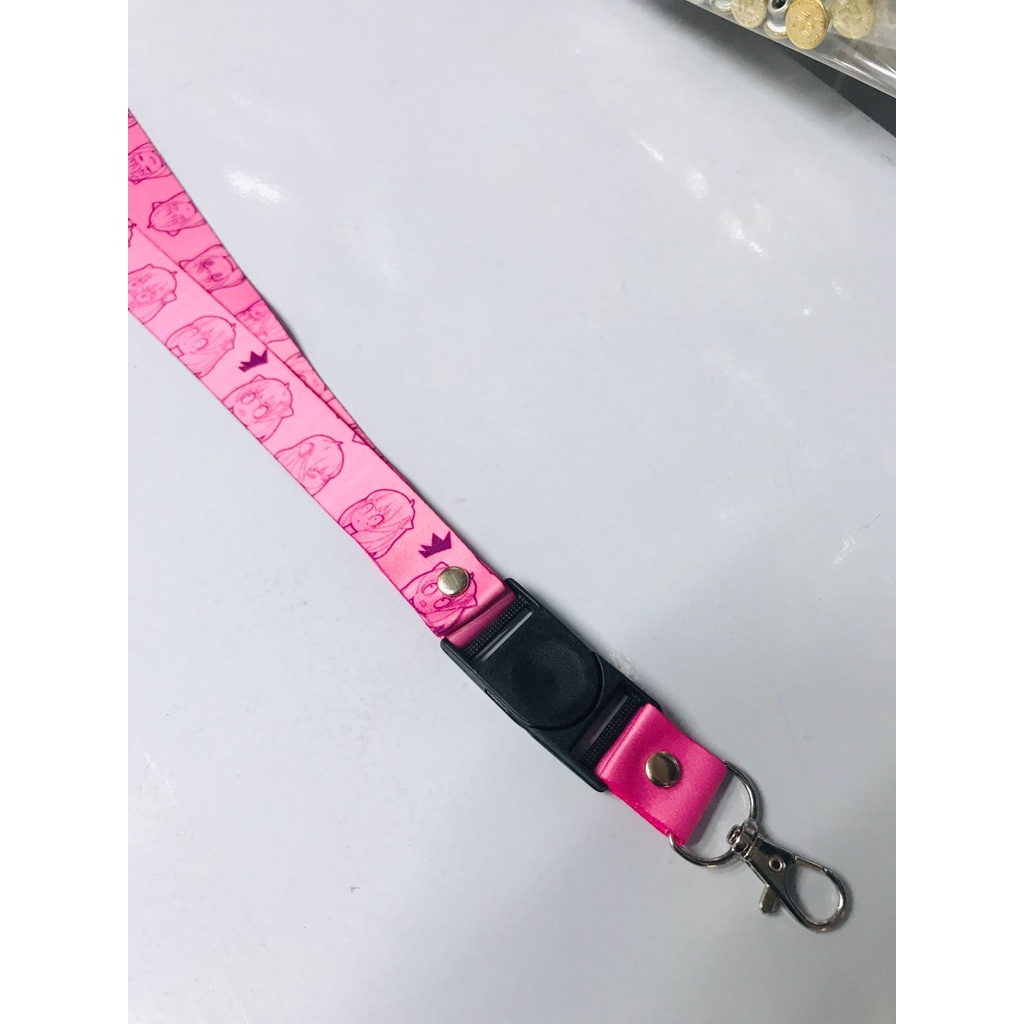 Lanyard Anya Forger Face Chibi Pink Anime Manga SPY X Family