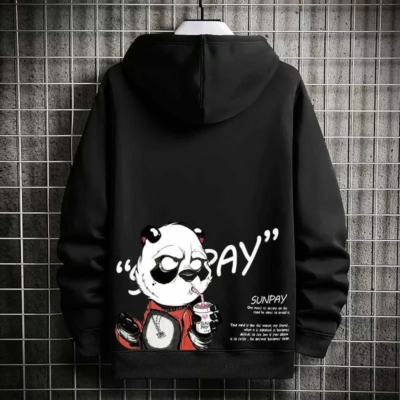 Hoodie Panda Jaket Pria Sunpay Oversize | Sweater Hoodie Pria Korea | Hoodie Premium Pria