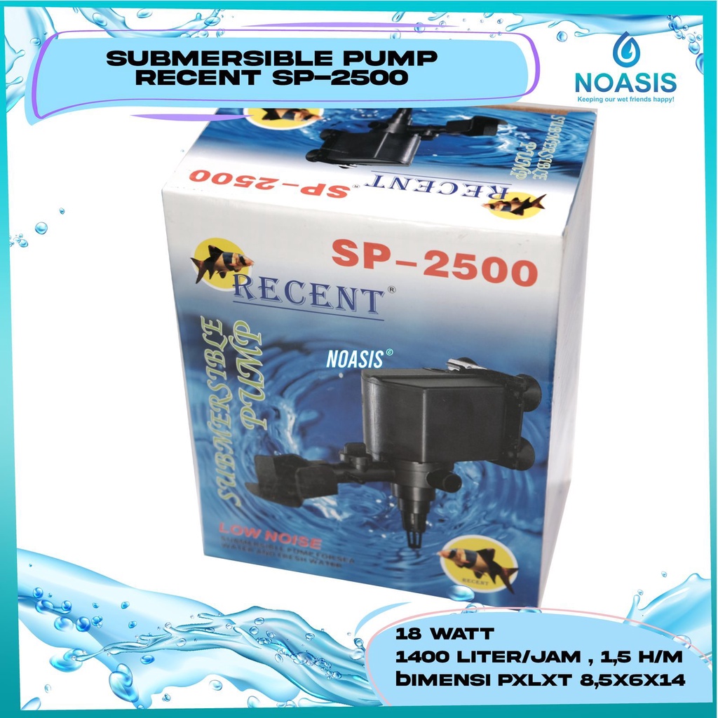 POMPA CELUP POWER HEAD AQUARIUM RECENT SP 2500 SP - 2500 AKUARIUM RESUN AQUASCAPE