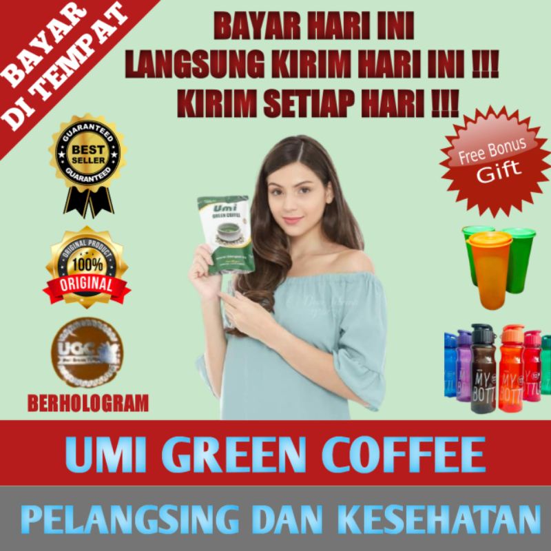 UMI GREEN COFFEE KOPI HIJAU Original 250 GRAM