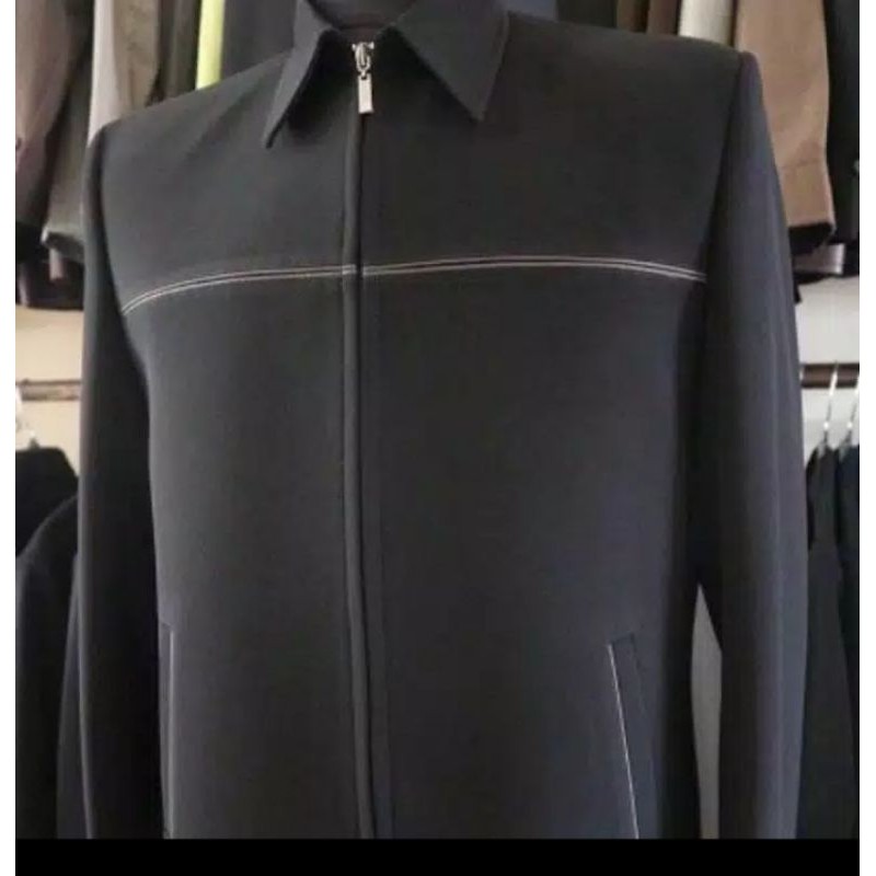 JASKET HITAM/JAS DOSEN/ JAKET USTAD/JAS SEMI JAKET