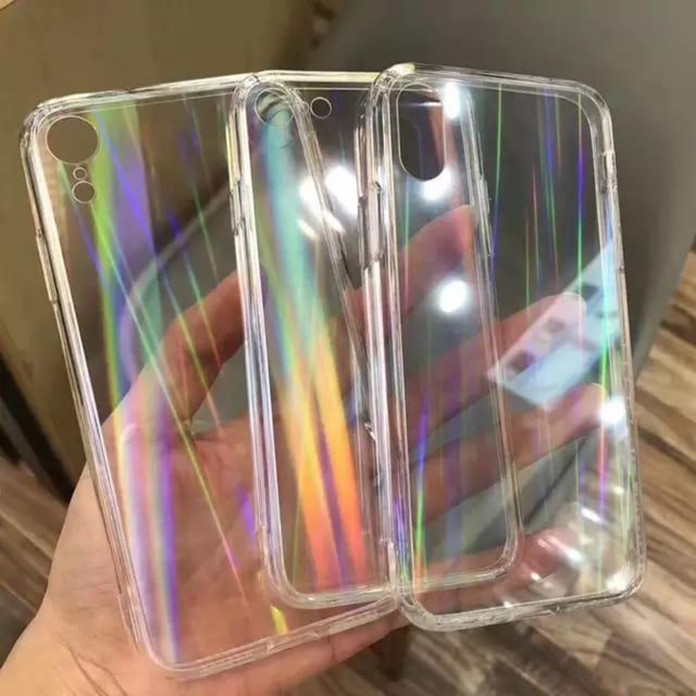 OPPO REALME C2 / A1K SOFTCASE TPU CLEAR UV RAINBOW