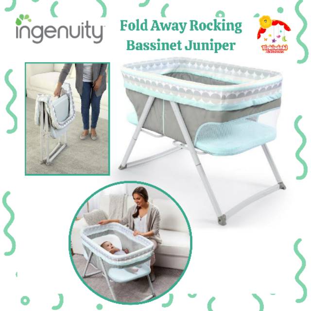 Ingenuity Foldaway Rocking Bassinet Juniper