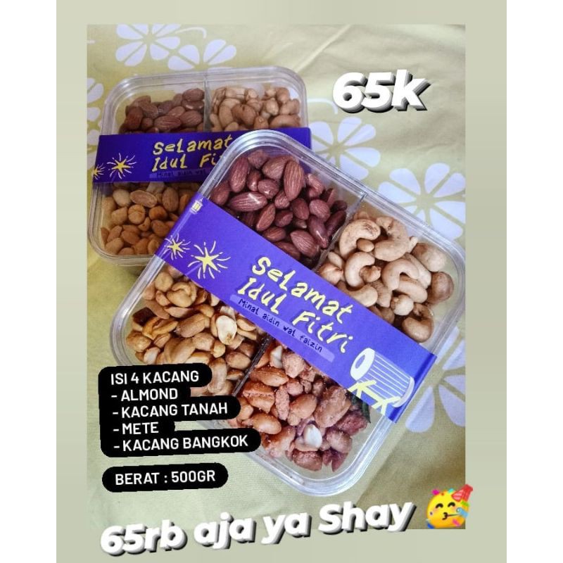 

Hampers Lebaran Kacang 4 jenis