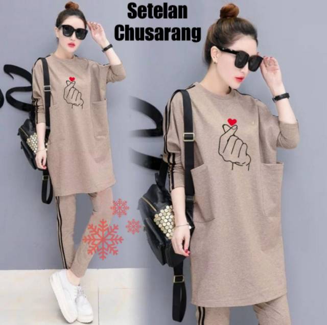 Set chusarang setelan wanita VT