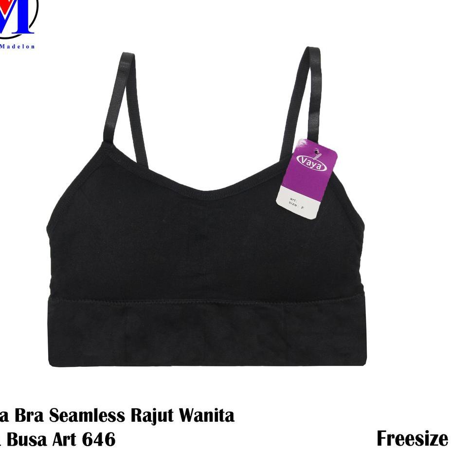 Bra Seamless Bh Sport Ada Busa Tanpa kawat-Bra/BH Kemben Motif Rajut -Vegasus Store(COD)