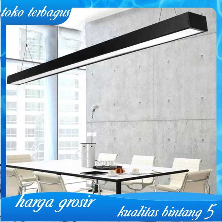 Lampu LED  Gantung Office Kantor Balok Chandelier Modern Minimalis Mewah