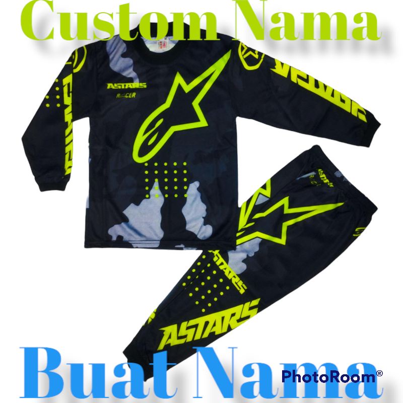 SETELAN JERSEY MOTOR CROSS, SETELAN MOTOR BALAP, JERSEY MOTOR TRAIL, SETELAN BAJU ANAK LAKI LAKI