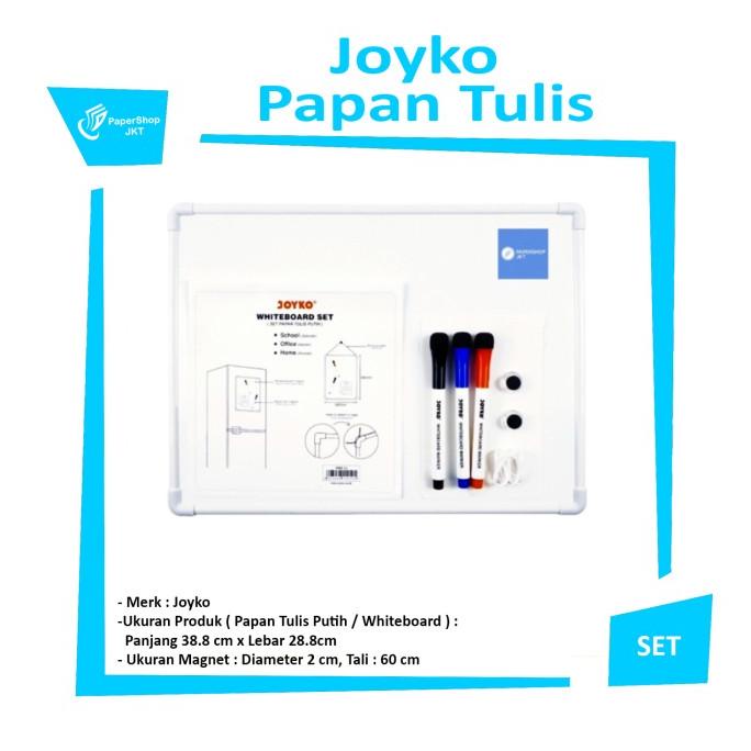 

TERLARIS JOYKO Whiteboard Set Papan Tulis Putih WBS-10 [ SET ]/PULPEN GEL/PULPEN LUCU/PULPEN 1 PACK/PENSIL WARNA/PENSIL 2B/PENGHAPUS JOYKO/PENGHAPUS LUCU/RAUTAN PENSIL PUTAR/RAUTAN ELEKTRIK/SPIDOL WARNA/SPIDOL PERMANEN/SPIDOL WHITEBOARD/CORRECTION TAPE